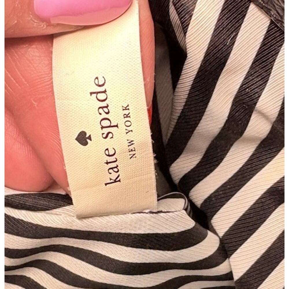 Kate Spade Southport Avenue Lydia Black Leather Large Satchel Shoulder Bag Purse - Picture 11 of 14